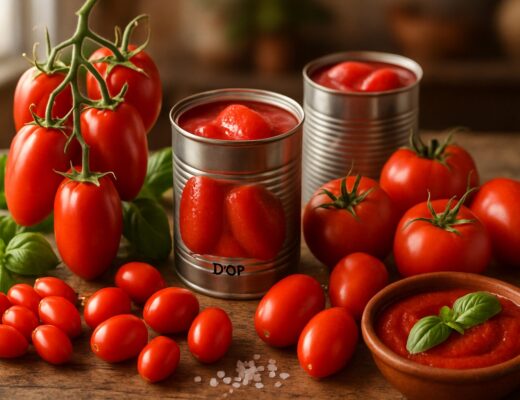 Italská rajčata pro omáčku — San Marzano, Datterino, Roma a Pachino