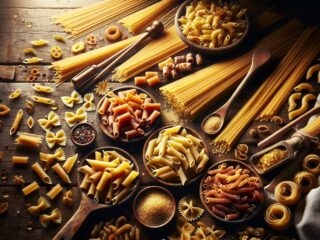 Různé druhy italských těstovin al dente
