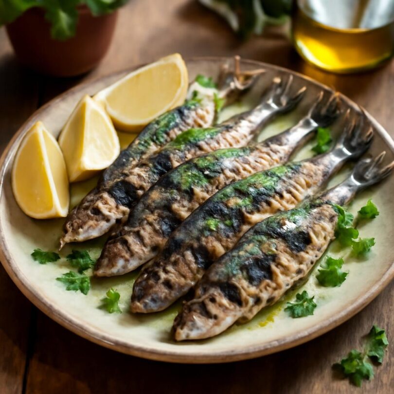 grilovane-sardinky-po-italsku Grilované sardinky po italsku s citronem a olivovým olejem