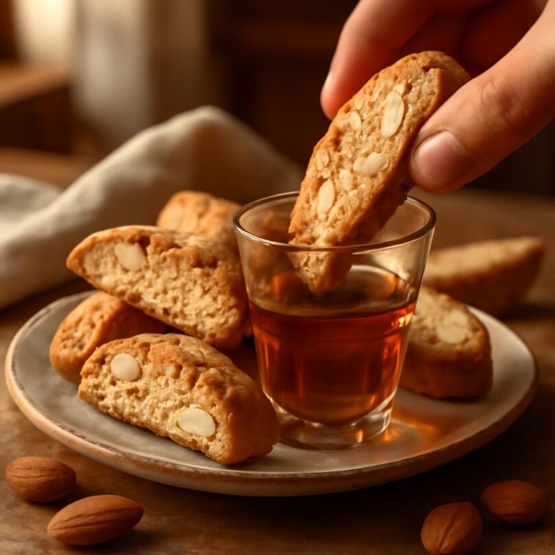 cantuccini-vin-santo Cantuccini – toskánské mandlové sušenky se sklenkou Vin Santa