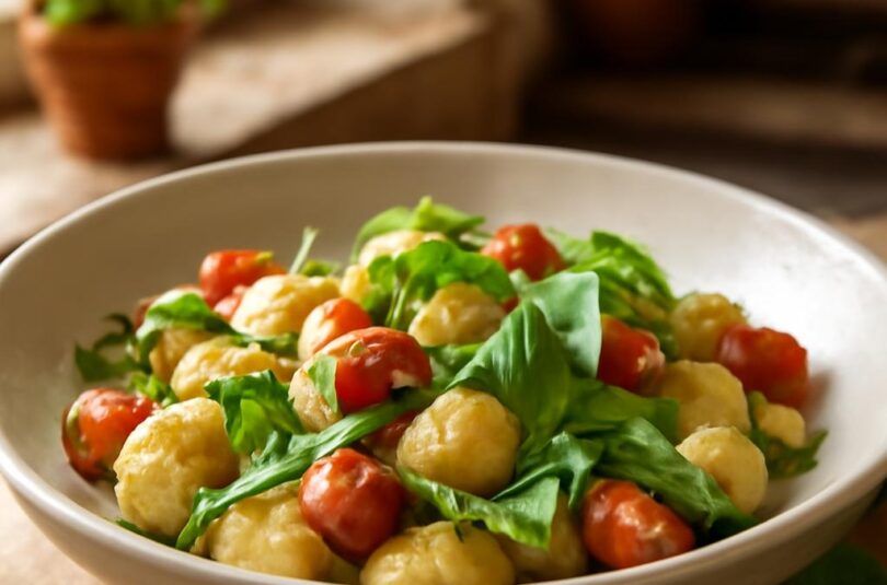 lehke-letni-gnocchi-s-cuketou Lehké letní gnocchi s cuketou, cherry rajčaty a bazalkou