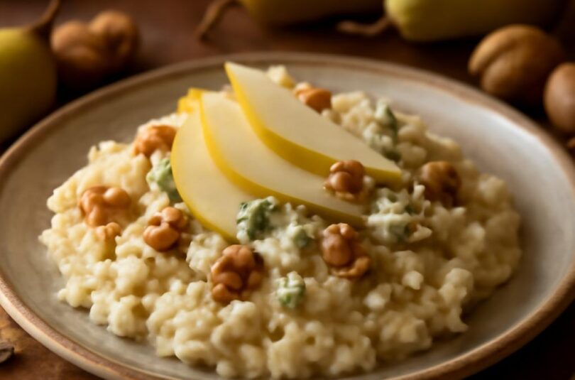 rizoto-hruska-gorgonzola Rizoto s hruškou a gorgonzolou