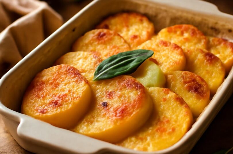 Gnocchi alla romana: zapečené krupicové noky Gnocchi alla romana: zapečené krupicové noky