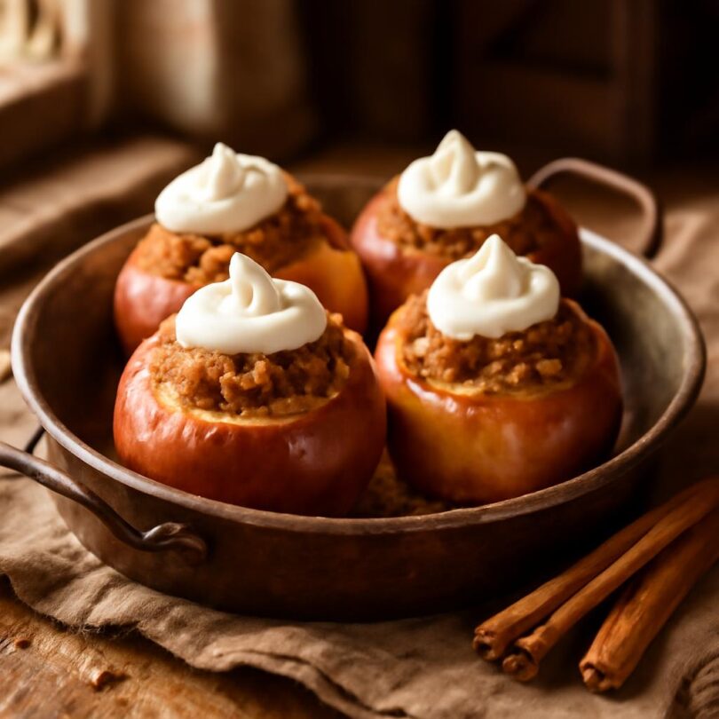 Pečená jablka s amaretti a mascarpone