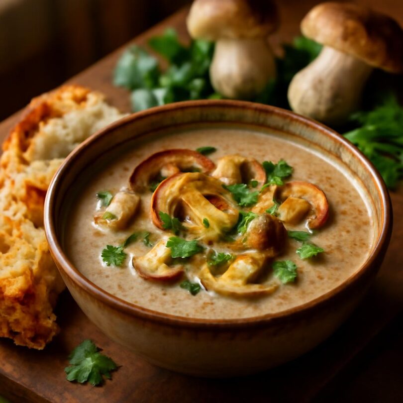 zuppa-di-funghi Zuppa di funghi: houbová polévka po italsku